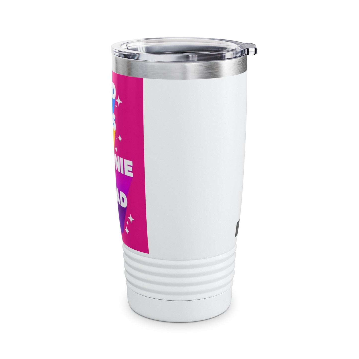 Autoimmune Disease Awareness Tumbler - "Bad Ass Spoonie Squad" 20oz Ringneck (White)