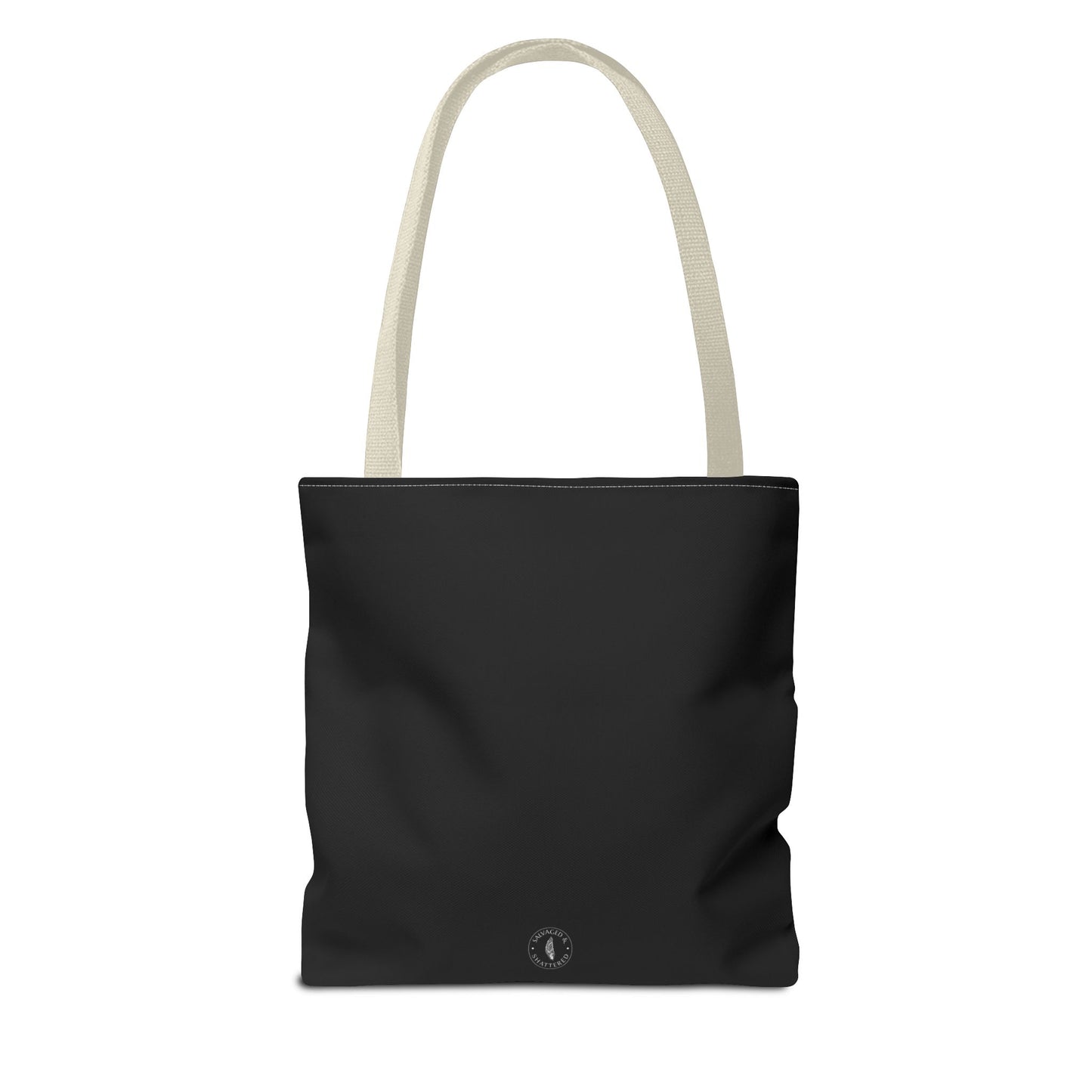 Invisible Battle Unstoppable Warrior Tote Bag - Sjögren's Disease Awareness (Black)