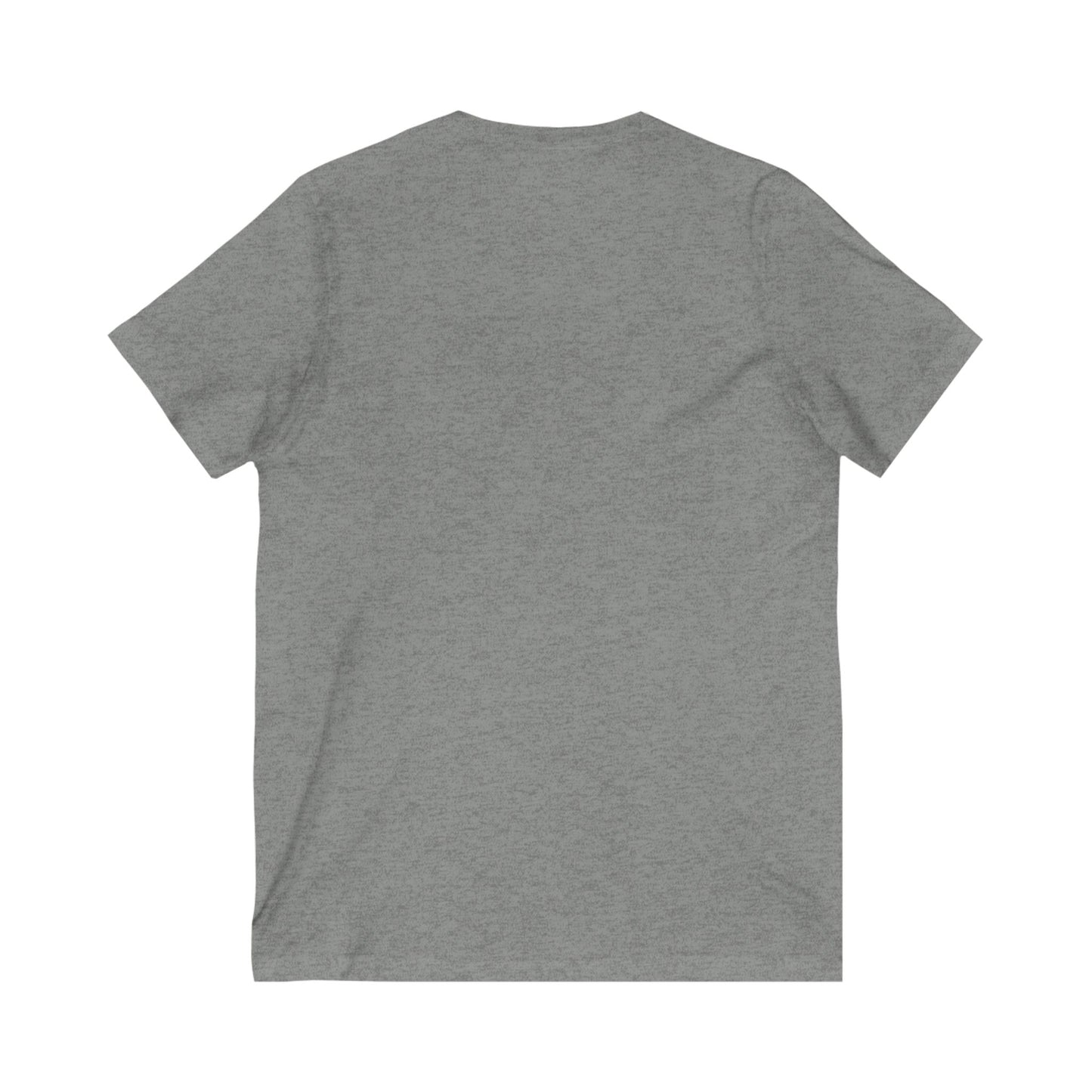 Unisex V-Neck Tee - Invisible Battle Unstoppable Warrior for Sjögren's Disease Awareness (Black Font)