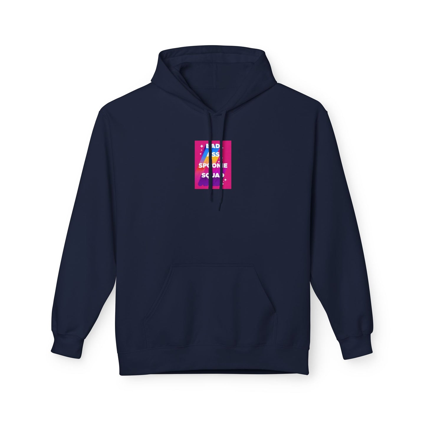 Sjögren's Disease - "Bad Ass Spoonie Squad" Unisex Fleece Hoodie