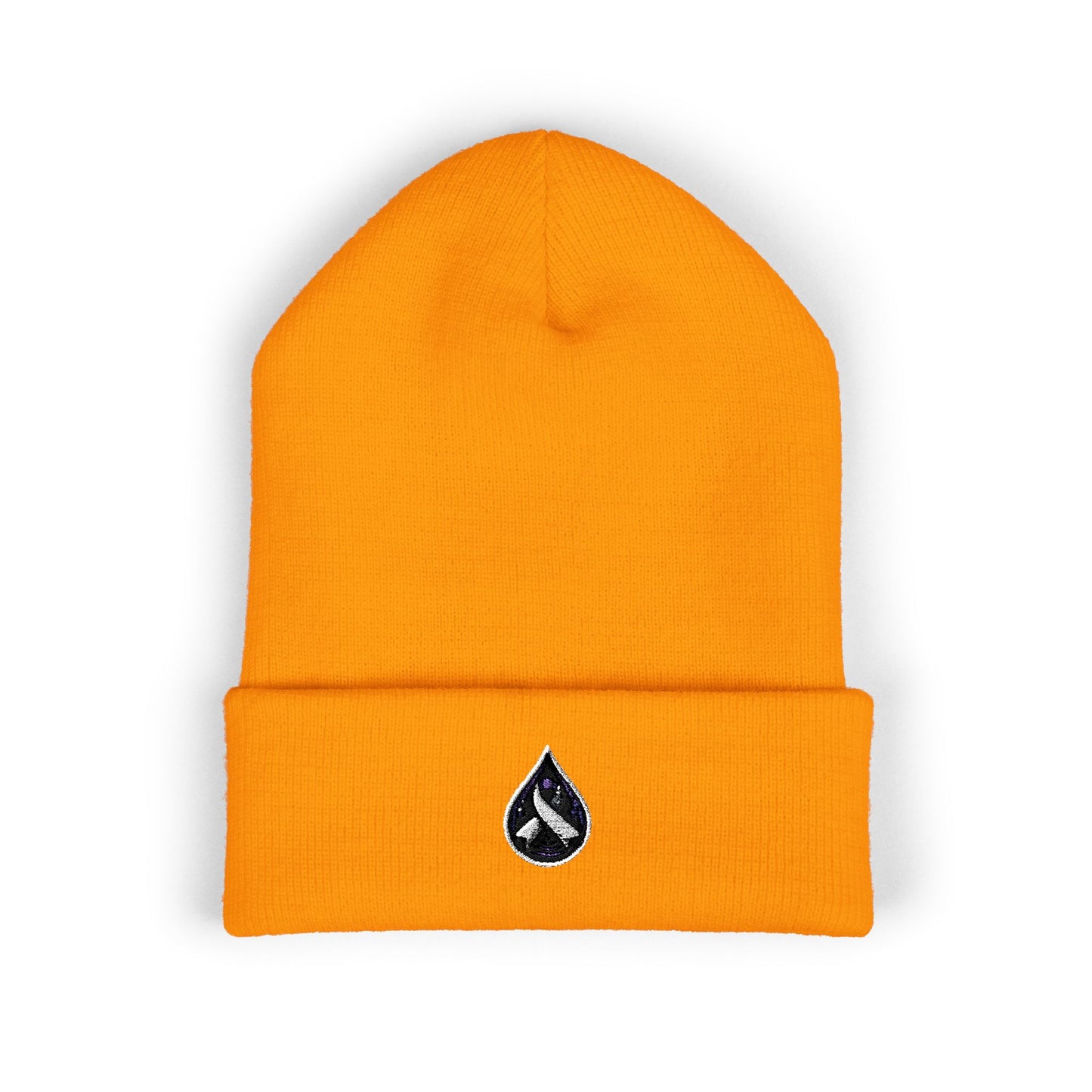 Sjögren's Disease: Purple Ribbon/Tear Classic Cuffed Beanie | Support Awareness & Cause
