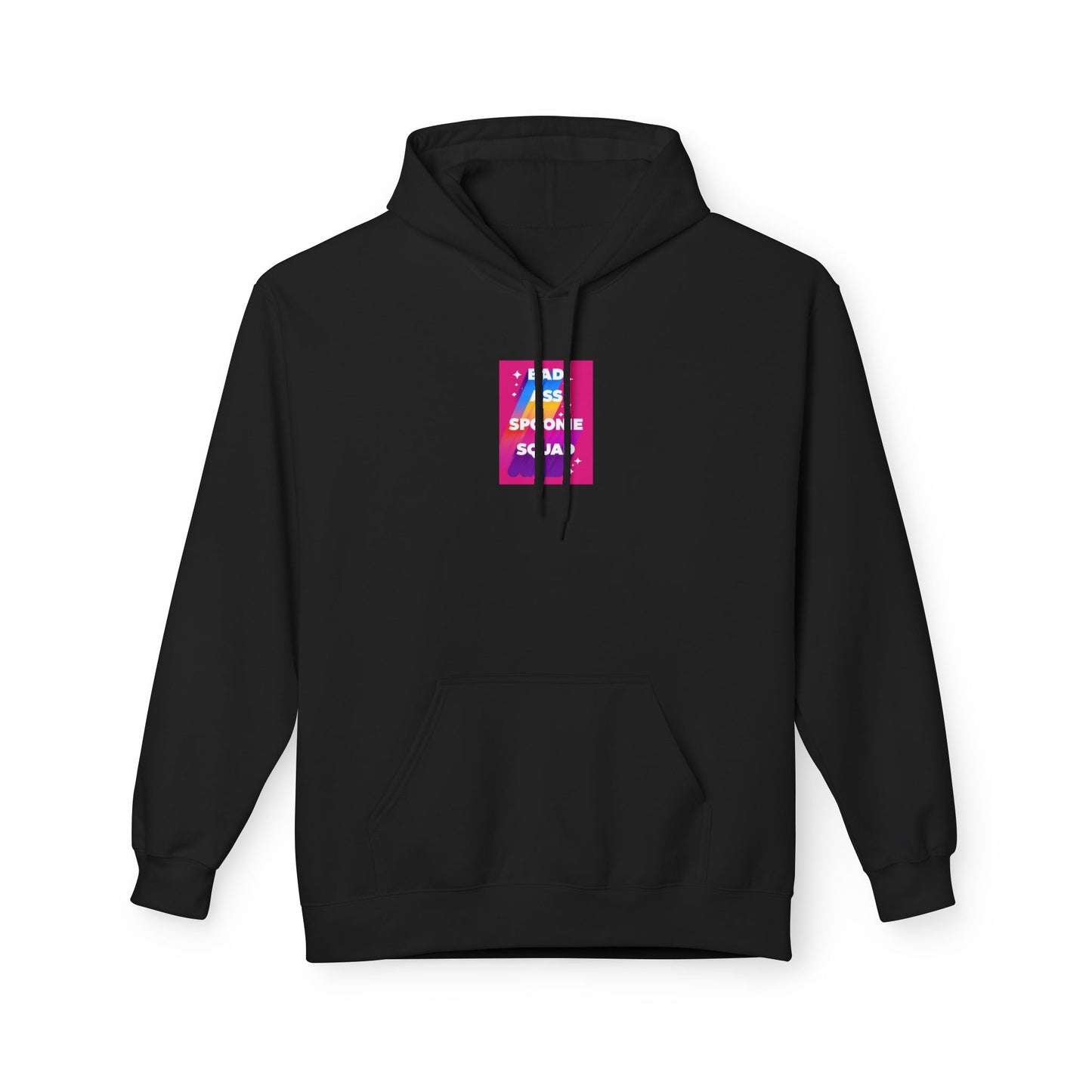 Sjögren's Disease - "Bad Ass Spoonie Squad" Unisex Fleece Hoodie