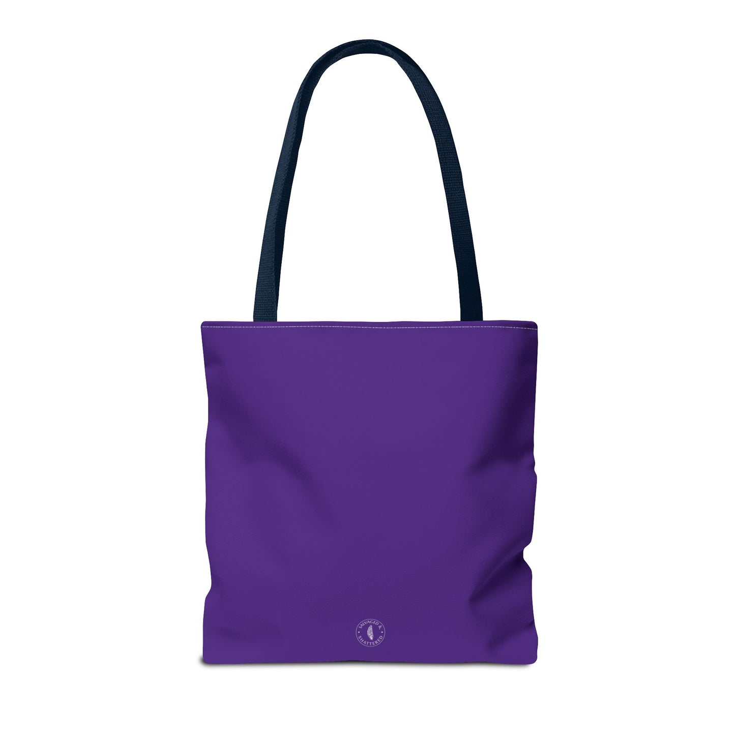 Autoimmune Disease Awareness Tote Bag - "Bad Ass Spoonie Squad" (Purple)