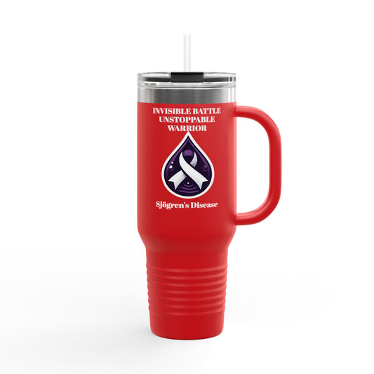 Insulated Travel Mug – Sjögren's Disease Awareness, 40oz