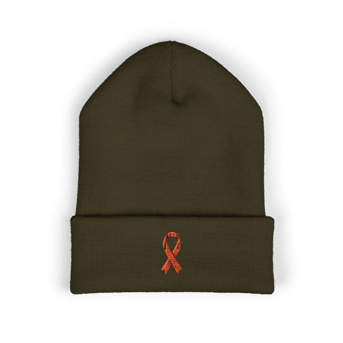 Orange Support Ribbon Classic Cuffed Beanie | Support Awareness & Cause