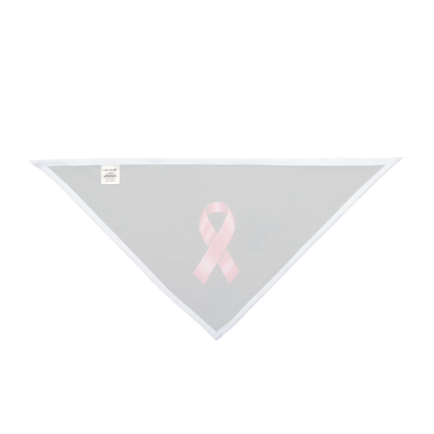 Breast Cancer Pet Bandana - Supportive Dog Accessory for Awareness Events (Black)
