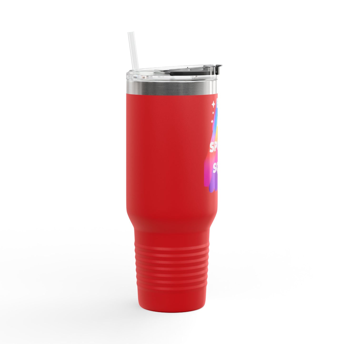 Autoimmune Disease Awareness Insulated Travel Mug – "Bad Ass Spoonie Squad", 40oz