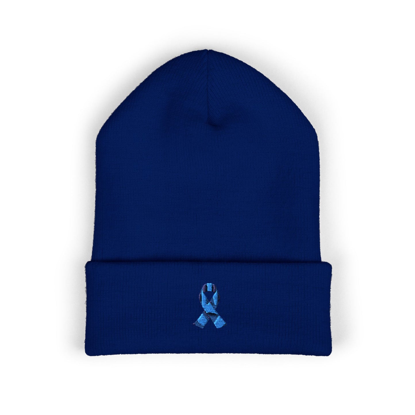 Blue Support Ribbon Classic Cuffed Beanie | Support Awareness & Cause