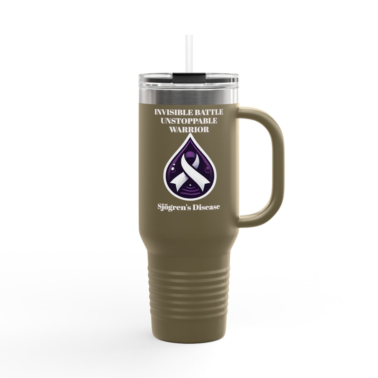 Insulated Travel Mug – Sjögren's Disease Awareness, 40oz