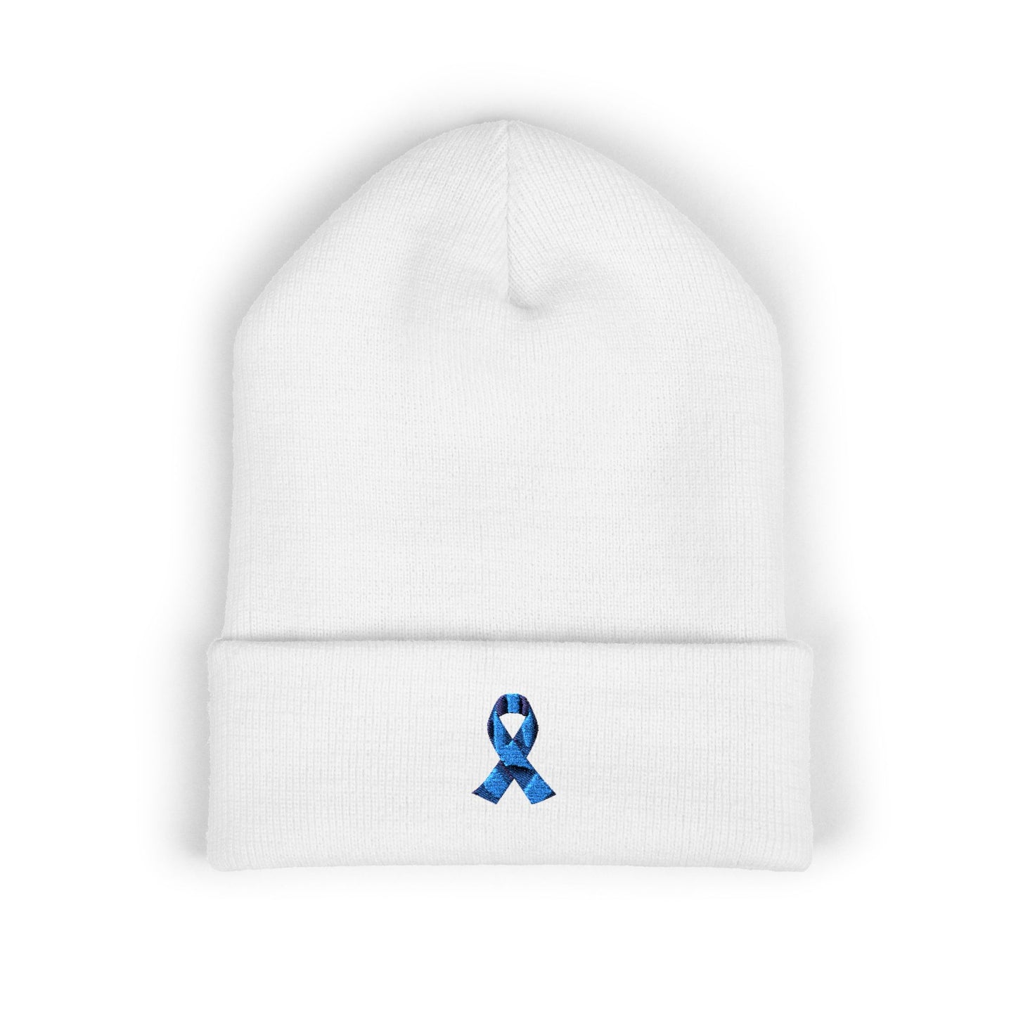 Blue Support Ribbon Classic Cuffed Beanie | Support Awareness & Cause