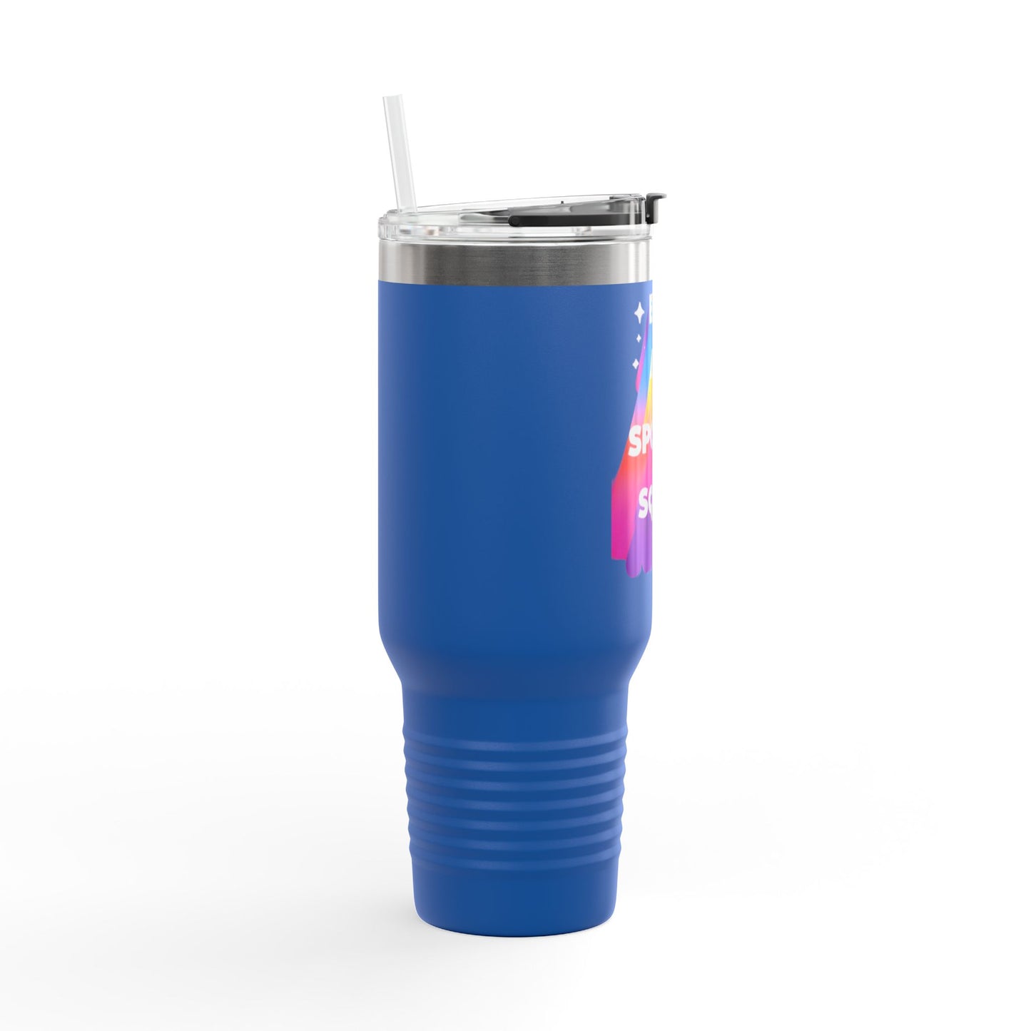 Autoimmune Disease Awareness Insulated Travel Mug – "Bad Ass Spoonie Squad", 40oz