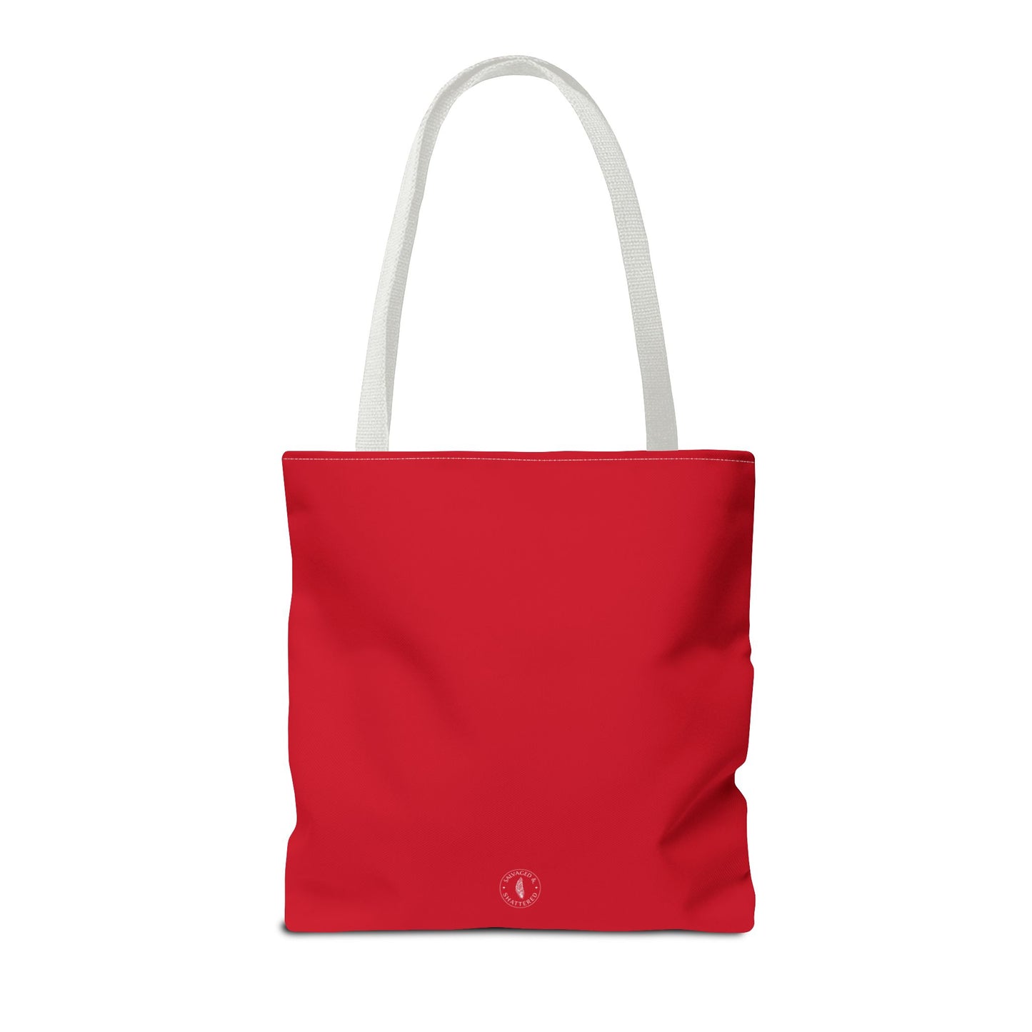 Invisible Battle Unstoppable Warrior Tote Bag - Sjögren's Disease Awareness (Red)