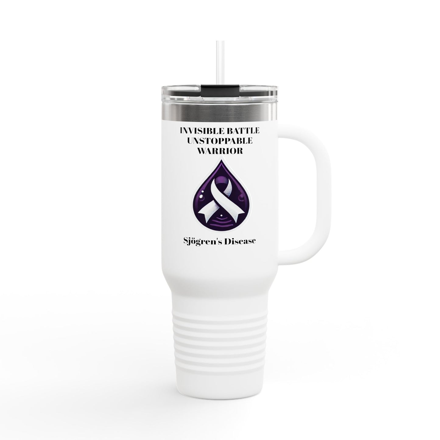 Insulated Travel Mug – Sjögren's Disease Awareness, 40oz