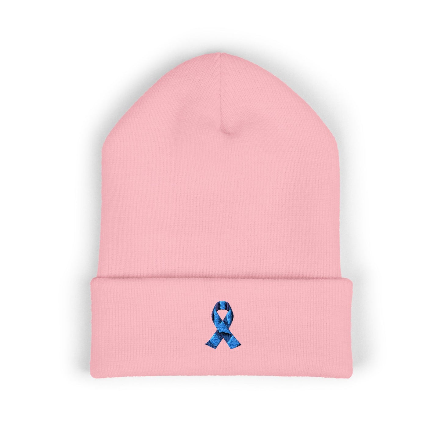 Blue Support Ribbon Classic Cuffed Beanie | Support Awareness & Cause