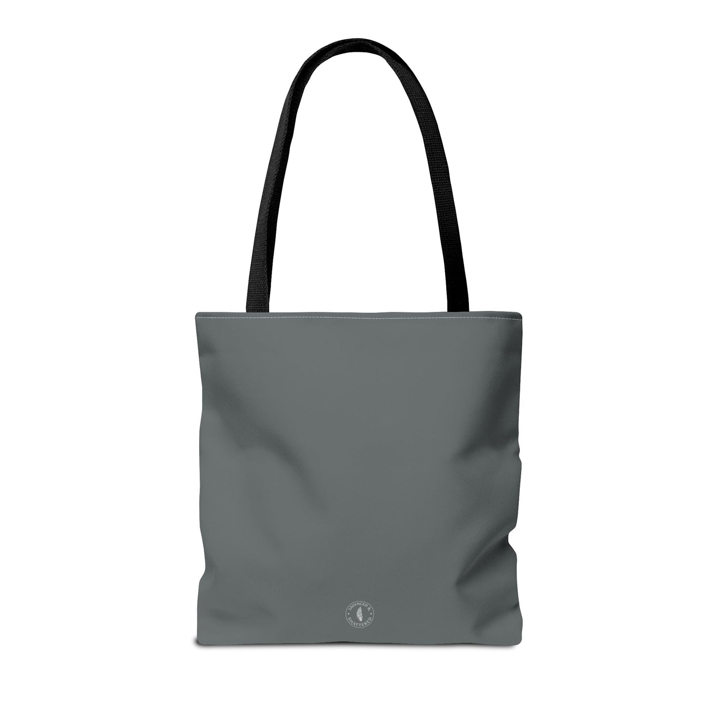Invisible Battle Unstoppable Warrior Tote Bag - Sjögren's Disease Awareness (Dark Gray)