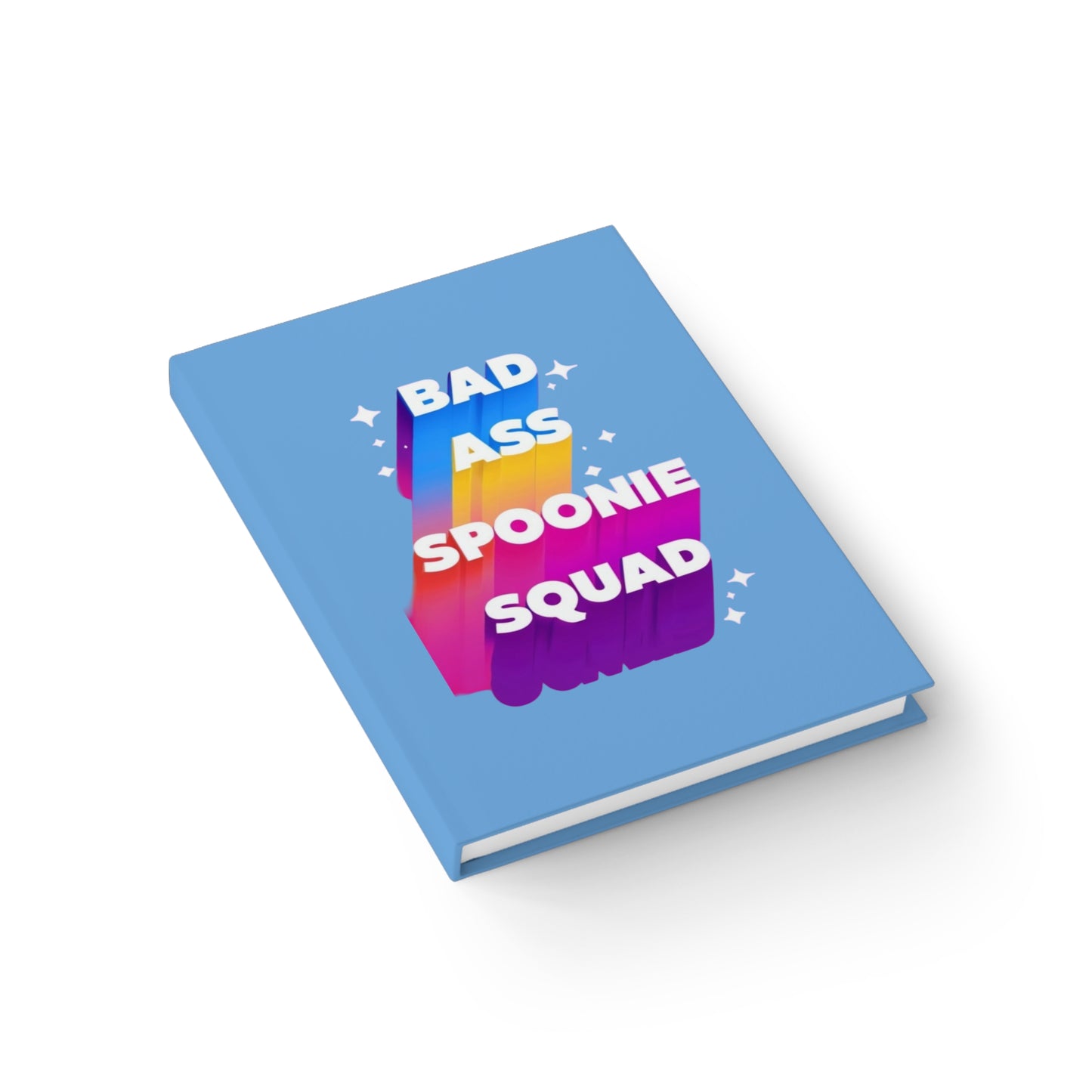 Autoimmune Disease Empowering Journal - "Bad Ass Spoonie Squad" (Light Blue)