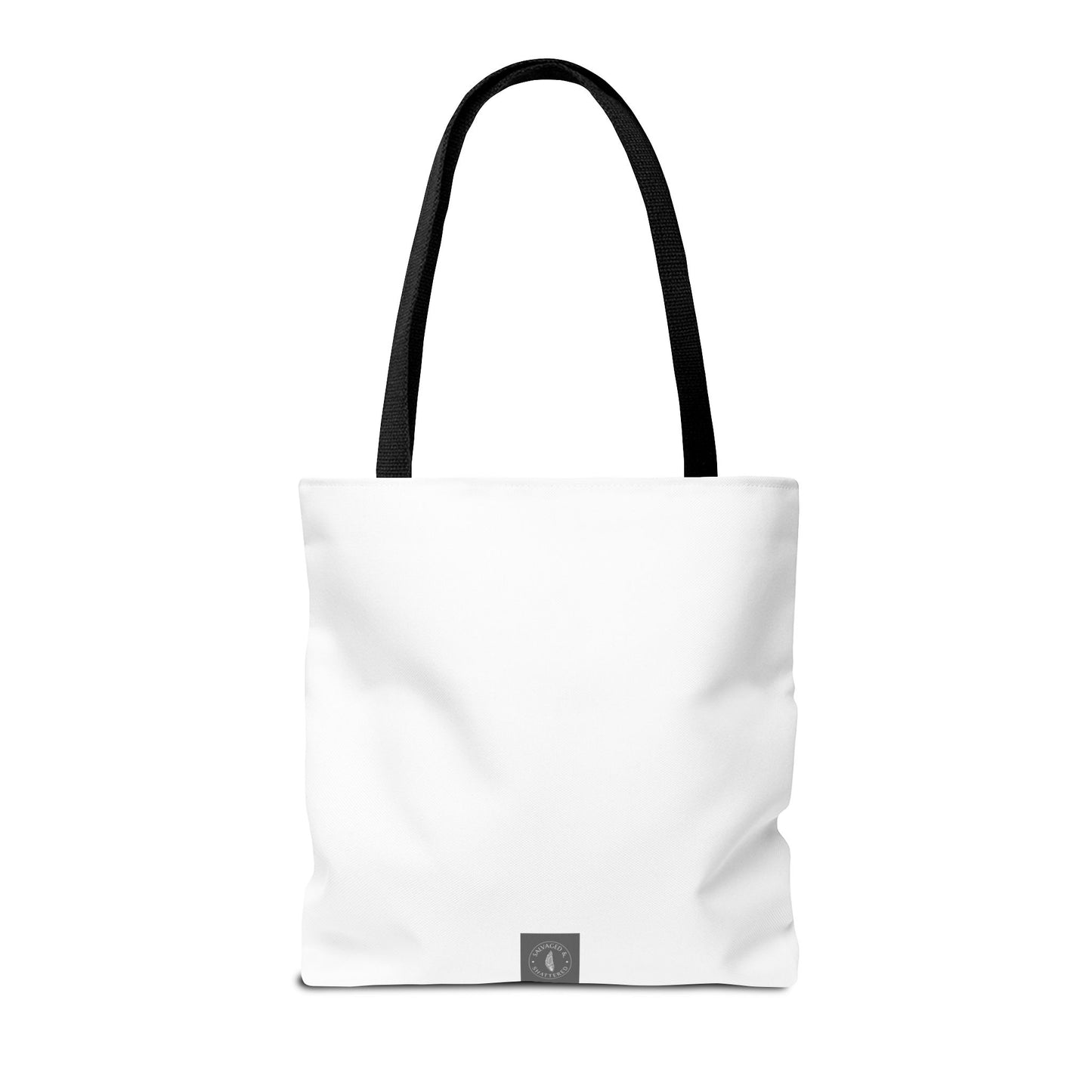 Autoimmune Disease Awareness Tote Bag - "Bad Ass Spoonie Squad" (White)