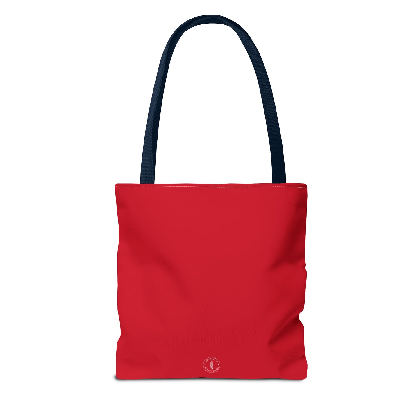 Invisible Battle Unstoppable Warrior Tote Bag - Sjögren's Disease Awareness (Red)