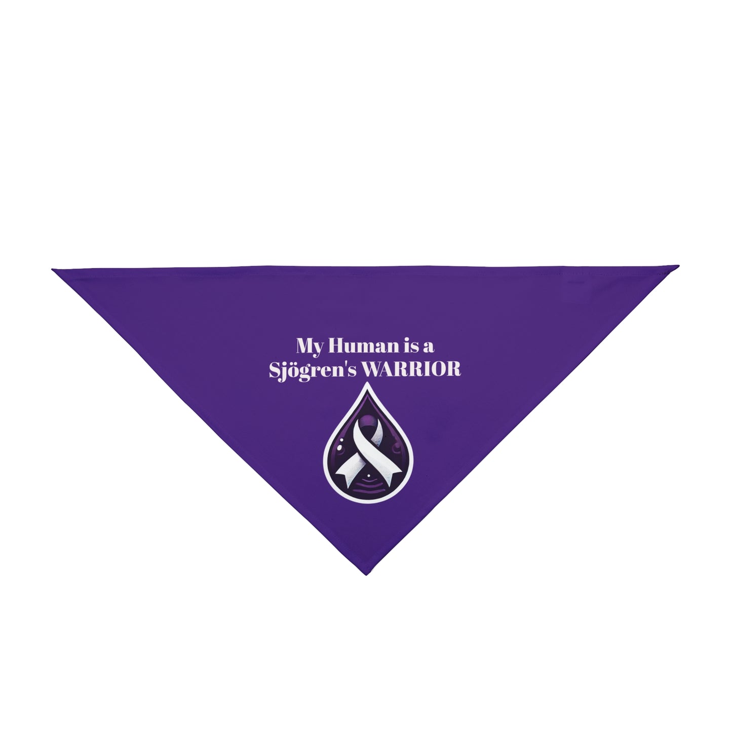 Sjögren's Warrior Pet Bandana - Supportive Dog Accessory for Awareness Events