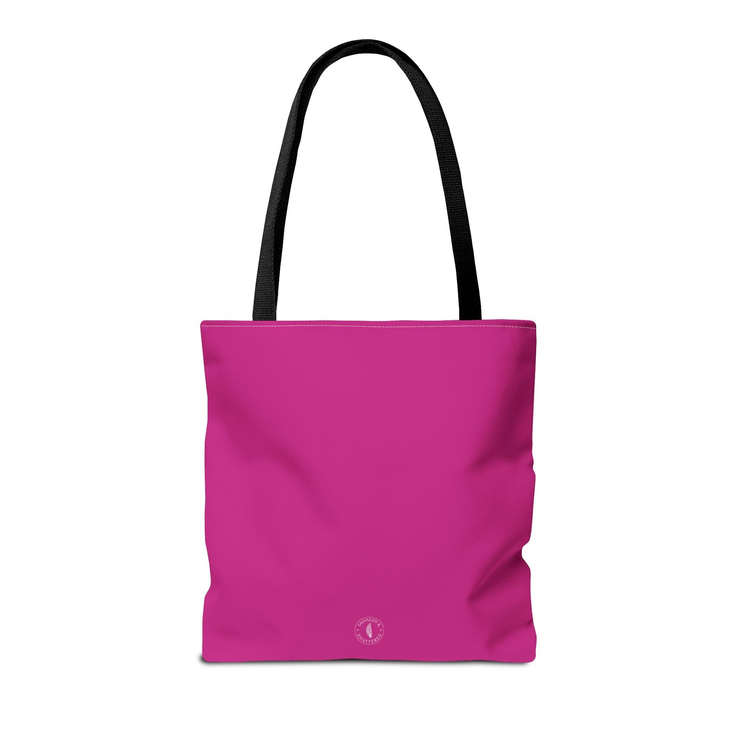 Invisible Battle Unstoppable Warrior Tote Bag - Sjögren's Disease Awareness (Dark Pink)