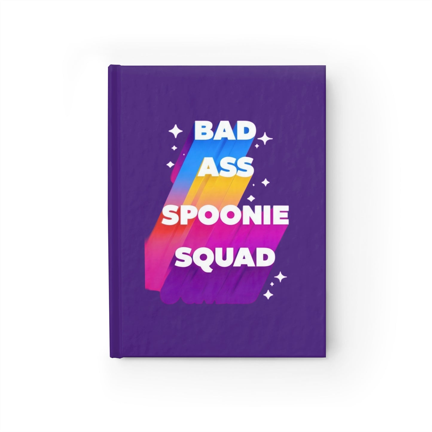 Autoimmune Disease Empowering Journal - "Bad Ass Spoonie Squad" (Purple)