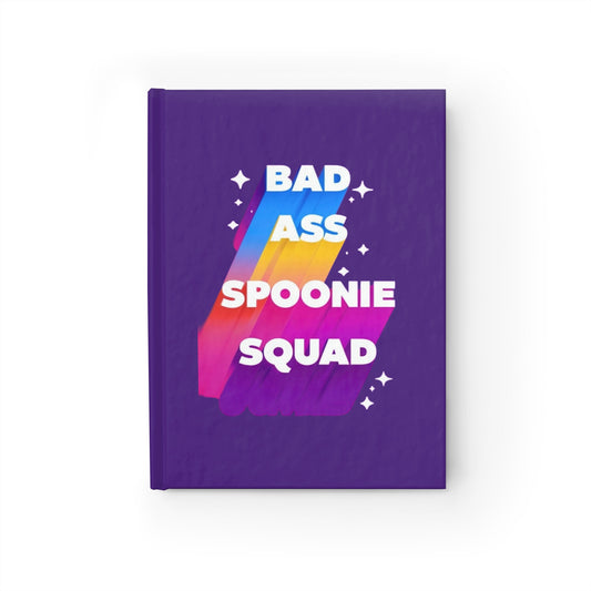 Autoimmune Disease Empowering Journal - "Bad Ass Spoonie Squad" (Purple)