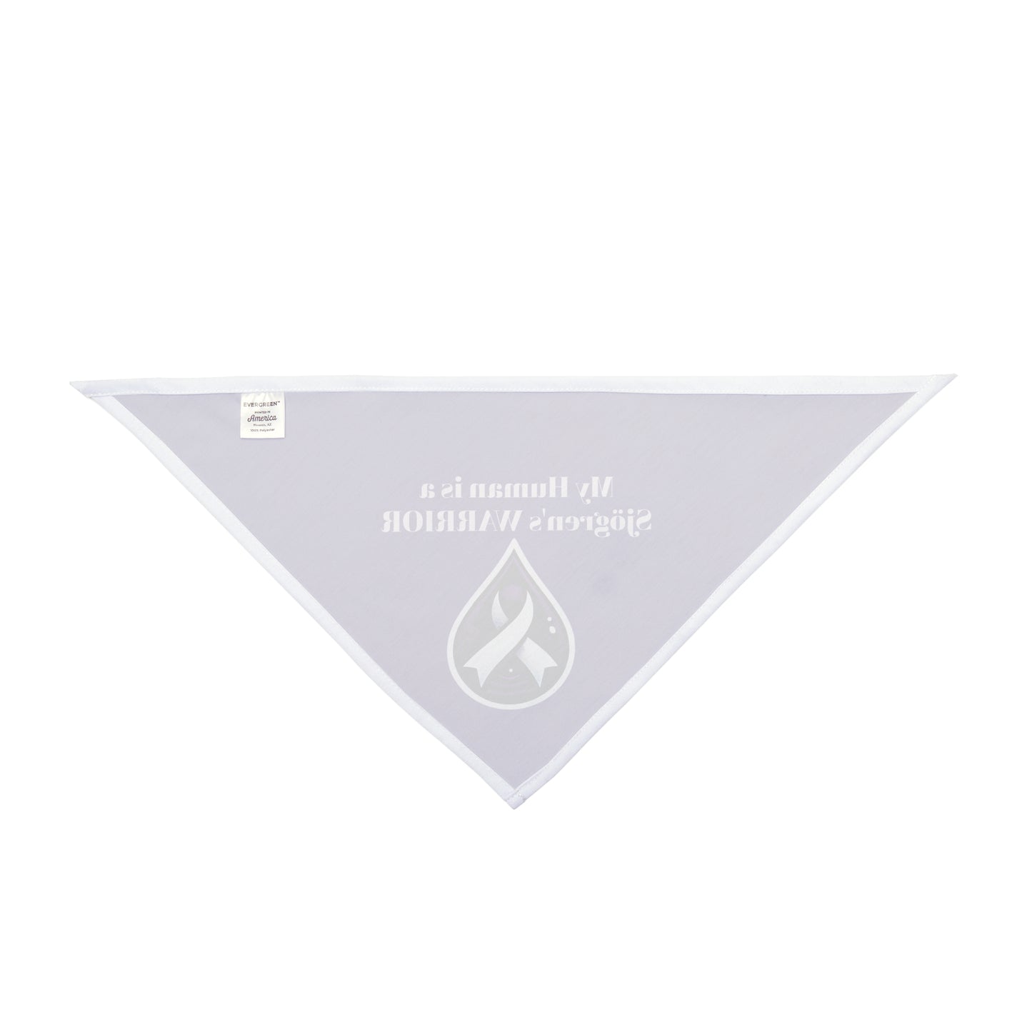 Sjögren's Warrior Pet Bandana - Supportive Dog Accessory for Awareness Events
